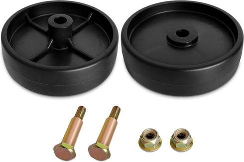 734-0973 Deck Wheel Compatible with Cub Cad et Riding Mower, 2 Pack 112-0337 Rear Deck Roller Wheels for Cad XT1-LT46 LT1042 LT1045 Craftsman T240...