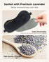 Aroma Season Heated Eye Mask, Warm Eye Compress for Dry Eyes MGD Stye Blephartitis Sinus Migraine, Graphene Heating Element with Natural Lavender ...