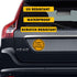 TOTOMO Baby on Board Magnet - (Set of 2) Safety Caution Decal Sign Magnets for Cars Bumpers - Baby Angel ALI-030...
