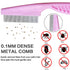 4Pack Pet Grooming Brush Kit, Aoche Dog Bath Brush Flea Comb for Dogs Pet Shampoo Brush Soothing Massage Rubber Comb Flea Lice Comb Cat Tear Stain...
