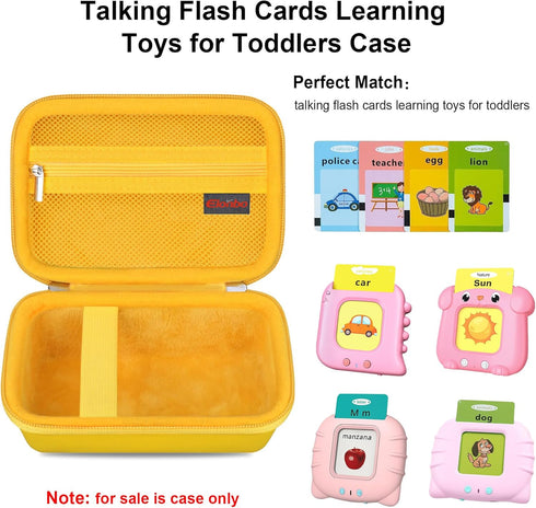 Kids Toddler Talking Flash Cards Learning Toys Carrying Case for Kuovei/QuTZ/Startcan/Aullsaty/KOKODI/Fibevon Speech Therapy Autism Sensory Toys,M...