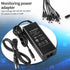 12V 7A CCTV Surveillance Video Power Supply Adapter + 1 to 8 Power Splitter & 110~240V AC 2.1mm Plug for Security Camera?LED Strip Light...