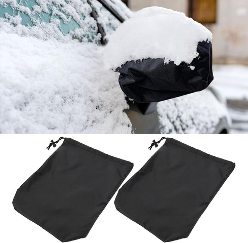 2PCS Car Side Mirror Snow Cover, Side View Mirror Cover, Automobile Mirror Protector with Drawstrings, Waterproof Auto Rear View Protection, Car M...