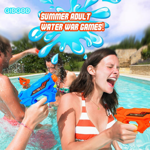 Water Gun for Kids,2Pack Soaker Squirt Summer Squirt Shooter Gun Toys Swimming Pool Beach Water Fighting Toy Pool Party Beach for Boys Girls Adult...