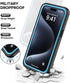 for iPhone 15 Pro Case Waterproof 6.1'', Full Protective Dustproof Shockproof Phone Case with Screen Protector for Apple iPhone 15 Pro (Blue)...
