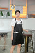 Hairdressing Apron with Pockets Adjustable Pet Grooming Pro Apron,28”x 33”,Black,A013101...