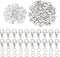 PH PandaHall 60pcs 304 Stainless Steel Lobster Clasps with 120pcs 4mm Open Jump Rings Jewelry Clasp Connector Bracelet Clips Closures for Earring ...