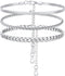 ChainsProMax Cuban Link Anklets for Women Stainless Steel Anklets Plus Size Anklets Women Ankle Bracelets Anklet Set...