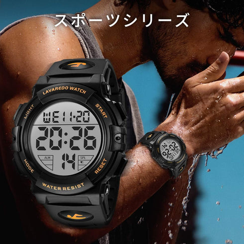 Mens Digital Watch Sports Military Watches Waterproof Outdoor Chronograph Wrist Watches for Men with LED Back Ligh/Alarm/Date...