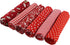 UOOOM 6pcs 50 x 50cm Patchwork Cotton Fabric DIY Handmade Sewing Quilting Fabric Different Designs (Tone-Red)...