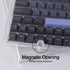 Hyekit Keycaps Storage Box, 1 pcs ABS Dustproof Display Case, with Magnetic Catches, Transparent Collection Box for Cherry XDA SA OEM MSA DSA Prof...