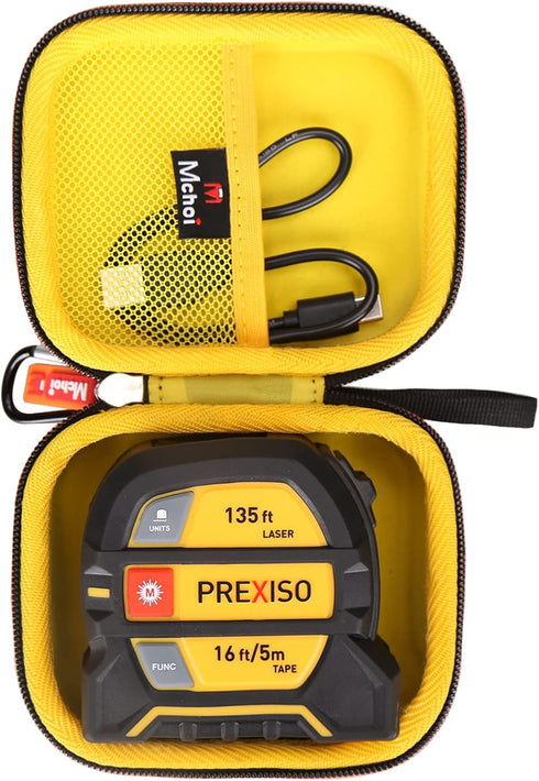 Mchoi Hard Carrying Case Fits for PREXISO 2-in-1 Laser Tape Measure,Digital Distance Meter, EVA Portable Storage Case Shockproof, Case Only...
