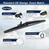 X AUTOHAUX Rear Windshield Wiper Blade Arm Set for Toyota 4runner 2003-2009...