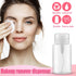 3 Pack Push Down Pump Dispenser Empty Push Top Bottles Containers for Nail Polish Makeup Remover Micellar Water Facial Toner 6.7oz/200ML...