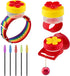 Hummingbird Hand Feeder Set 3 Packs Handheld Hummingbird Feeders Adjustable Wrist Hummingbird Hand Feeders Suction Cup with Perches Hummingbird Ri...