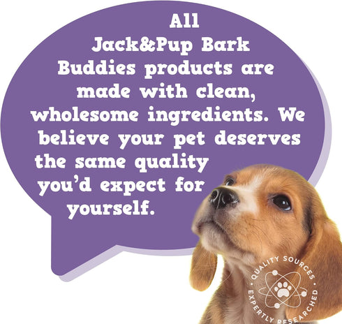 Jack&Pup Probiotic Chews for Dogs - Dog Probiotic Chews Small and Medium - Pro-Digest Bark Buddies (Up to 40 lbs) Puppy Probiotic Dog Chews, Pet P...