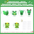 Cute Frog Car Interior Decoration Car Dashboard Ornament Rearview Mirror Accessories Funny Things Gift 12Pcs...