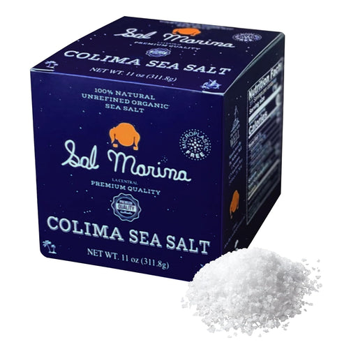 SAL MARINA | Unrefined Colima Sea Salt 11oz | Kosher Salt 100% Natural - Vegan Gluten Free Organic Table Salt Seasoning Food...