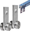 2 Wheel Trolley Assembly Rollers Two Bearing Trolley Assembly for 1-5/8" Wide and All 1-5/8" or Taller Strut Channel…...