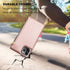 Bocasal Wallet Case for iPhone 11 Pro Max with 3 Card Slots Cash Holder Zipper Design Premium PU Leather Sturdy Magnetic Closure 6.5 Inch(Rose Gol...