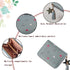 StillvollMao Coin Purse, PU Leather Change Purse Small Wallet for Women Credit Card ID Card Holder with Heart Embroidered patterns and Cute Pendan...