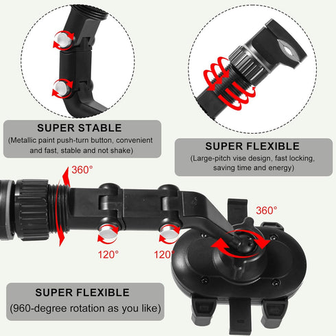 Rotatogrip Phone Holder, 360 Degree Rotatable Rotato Grip Cell Phone Holder Multifunctional Rearview Mirror Phone Holder Car Phone Holder for Car...