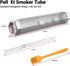 Smoke Tube for Pellets, YiiMO 12'' Pellet Smoker Up to 6Hrs of Cold Hot Smoking, Brush n Meat Sticks, Portable Hexagon Fits All Electric Gas Charc...