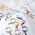 280 Pieces Key Chain Rings Kit Including 35 Pcs Swivel Lobster Clasp Keychain 35 Pcs Key Rings with Chains 210 Pieces Small Screw Eye Pins Hooks f...