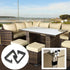 6pcs Outdoor Furniture Clips Patio Sofa Clips Black Plastic Chair Fasteners Connect Outdoor Couch Patio Furniture Inner Width 1.69"...