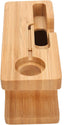 Pssopp Bamboo Charging Station Wooden Charging Station Desktop Docking Station Organizer for Cellphone Smart Watch Tablet Charging Cables...