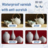 Air Dry Clay Glaze, Clay Varnish for Air Drying Clay, Clear Acrylic Varnish for Craft Pottery Waterproof & Matte Finish...