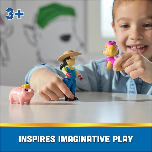 Paw Patrol Skye, Farmer Yumi & Piggie Figures, Kids Toys for Boys and Girls Ages 3 and Up...