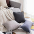 Jeanerlor 26"x26" Decorative Cotton Linen Couch Throw Pillow Case Cool Durable Classy Euro Sham Comfortable Cushion Cover for Wedding Party Gift/C...