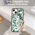 Summer Eucalyptus Case for iPhone 13/14 Case 6.1 Inch, Silicone Ultra Shockproof Funny Protection Cute Plant Phone Case for Girls Women Baby Cover...