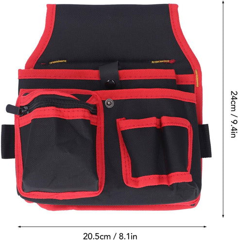 Garden Tool Pouch, Electrical Maintenance Tool Pouch Belt Utility Bag Waterproof Toolkit for Carpenters Hand Tools...