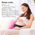 Belly Band for Pregnancy Maternity Belt Pregnancy Support Belt Bump Band Abdominal Brace Belt - Relieve Lower Back, Pelvic and Hip Pain (Black/One...
