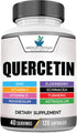 American Standard Supplements Quercetin 1000mg Per Serving with Zinc, Vitamin C, Vitamin D3, Magnesium, Elderberry, Echinacea, Turmeric, Astragalu...