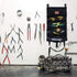 Roll Up Tool Bag, 16OZ Canvas Wrench Roll Up Pouch Multi-Purpose Tool Roll Organize, 5 Zippered Tool Pockets (Black)...