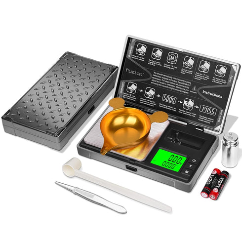 Fuzion Gram Scale, CASH-200 Digital Pocket Scale, 0.01g Digital Grams Scale, Jewelry Scale, Small Food Scale Mini Gram Scale with Upgraded Display...