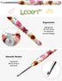 2.25mm Crochet Hook, Ergonomic Handle for Arthritic Hands, Soft Rubber Grip Extra Long? Knitting Needles for Beginners and Knitting Crocheting Yar...