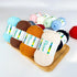 150g (3x50g) 3 Pieces of Mixed/Solid Color Crochet Knitting and Handicraft Yarn in Bulk, Fluffy and Soft, Worsted 100% Acrylic Yarn (Pure White&Li...