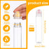 RAYNAG 8 Pack Honey Bottles Reusable Plastic Squeeze Bottle with Flip Lids Condiment Dispenser For Ketchup Salad Sauce Honey Tomato Mustard Dressi...