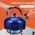 Amosfun Stove Top Whistling Tea Kettle Stainless Steel Teakettle Teapot with Ergonomic Handle Water Boiling Tea Pot for Gas Induction Electric Sto...