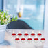 Mega Candles 100 pcs Unscented Red Tea Lights Candles, Pressed Wax Candle 3.5 Hour Burn Time, Home Décor, Wedding Receptions, Baby Showers, Birthd...
