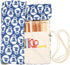 Teamoy Knitting Needles Holder Case(up to 14 Inches), Rolling Organizer for Straight and Circular Knitting Needles, Crochet Hooks and Accessories,...