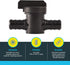 SharkBite 1/2 Inch Poly Crimp Ball Valve, Pack of 2, PEX Pipe, PE-RT, 24606Z2...