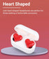 Jectse Wireless Earbuds, Heart Shaped Bluetooth Headphones Noise Canceling Stereo in Ear Light Weight Earphones Cordless Earphone for Sports......