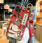 Compatible with iPhone 7/8/se3 2022 Case with Phone Lanyard, 4.7 inch Cute Japanese Lucky Cat Design, Glitter Luxury 3D Emboss Phone Case with Wri...