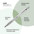 Uniball Kuru Toga Elite Mechanical Pencil Starter Kit with Silver Barrel and 0.5mm Tip, 60 Lead Refills, and 5 Pencil Eraser Refills, HB #2, Offic...