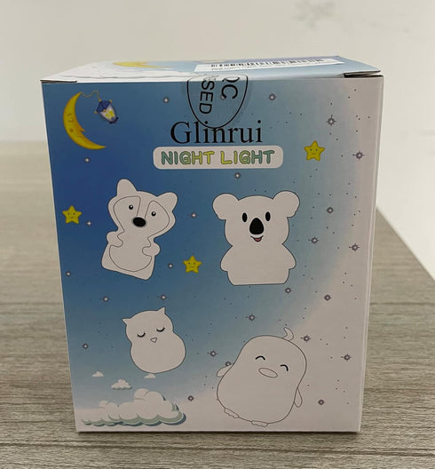 Bear Night Lights for Kids, Bedside lamp for Children, Baby Nursery Light - Break Resistant/Eye Caring/Adjustable Brightness Color/Time Setting/Gi...